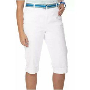 Gloria Vanderbilt Amanda Classic Fit Belted Capri